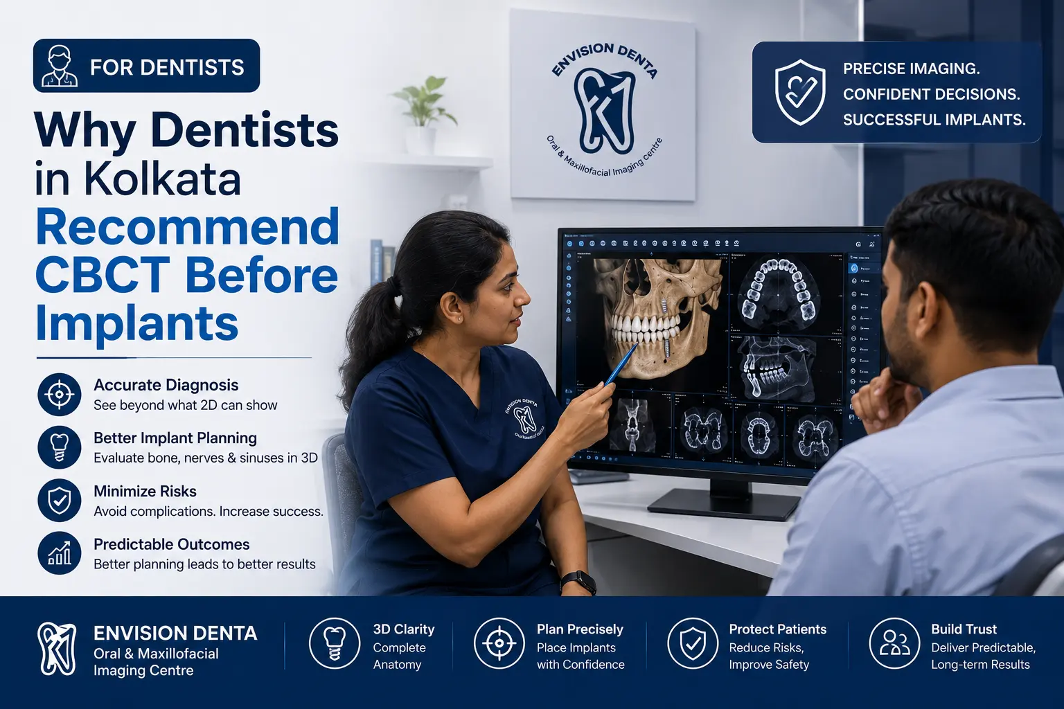 Why Dentists in Kolkata Recommend CBCT Before Implants